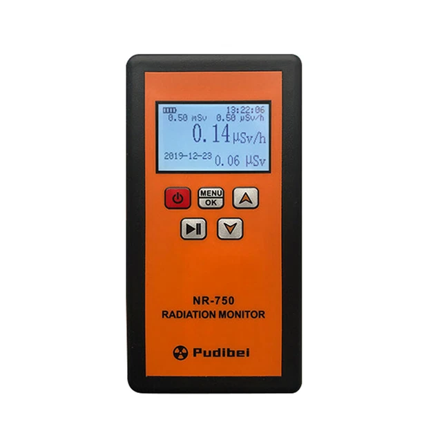 NR-850 Geigerzähler Handheld Für X-, Y- & Beta-Strahlung – LCD-Display, Echtzeitmessung (0,01–1000 µSv/h), Mit Akustik-, Licht- & Vibrationsalarm