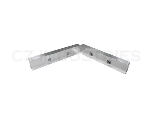 (1 SET=2 Pieces) 10"x2"x1" Machined Aluminum Soft Jaws Kurt 6" Vises 10 x 2 x 1 2