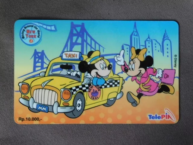 Prepaid Kaart MINT Ongebruikt Indonesia - DISNEY / Mickey