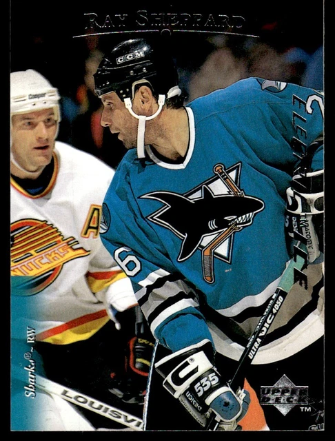 1995-96 Upper Deck Electric Ice Ray Sheppard San Jose Sharks #348 R24