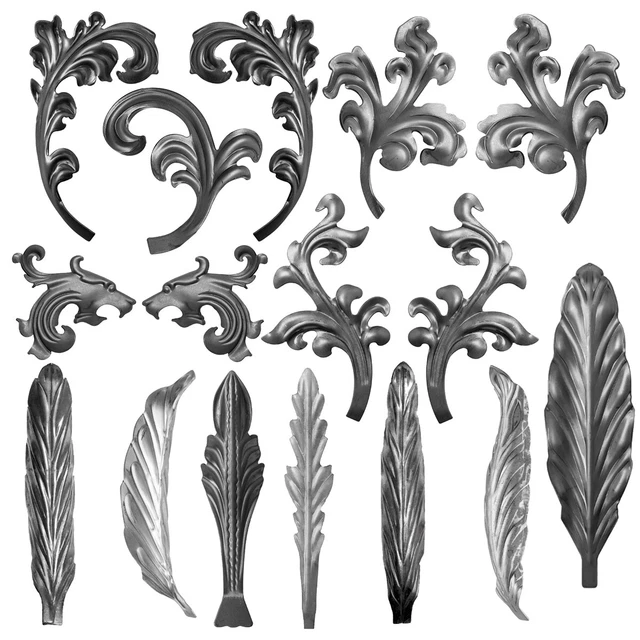 STAL Rosette Zierteil Für Zaun - Metall Dekoration 108mm