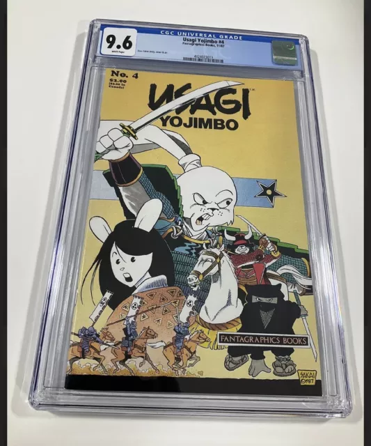 Usagi Yojimbo 4 cgc 9.6 wp fantagraphics 1987