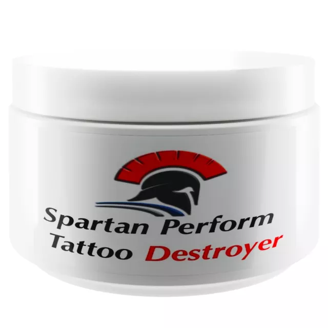 Spartan Perform Tattoo Destroyer All Natural Removal Fading System 11 Month