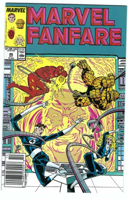 Marvel Fanfare 46 NM 9.4 Copper Age Fantastic Four 1989