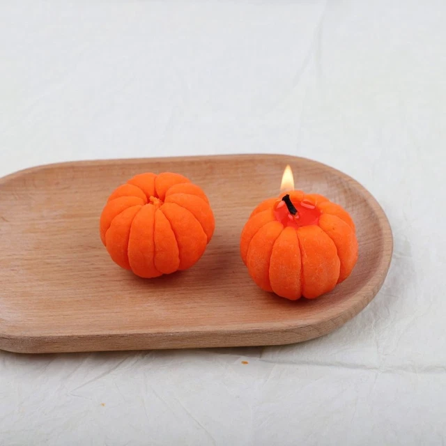Hágalo usted mismo Artesanal 3D Arte Cera Molde Fabricación de Jabón Silicona Molde Velas Naranja