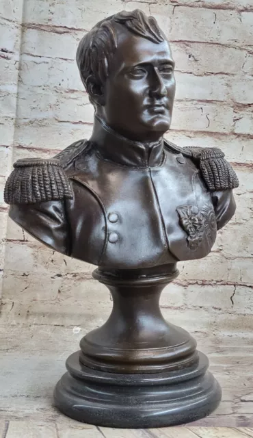 Italien Napoleon Bonaparte Französisch Kaiser Empire Bronze Büste Statue Marmor