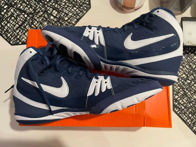 2024 NIKE FREEK Navy White Wrestling Shoe 316403 411 215.00 PicClick