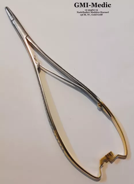 Nadelhalter Mathieu HOESSEL mit Hartmetall Belag TC,medizinischer Edelstahl,15CM