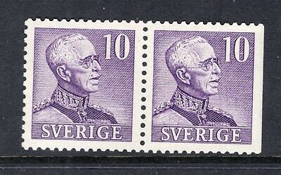 Sweden 1939 Gustav Rare Perf Combo Pair Scott 300 4+3 Facit 273 Cb Perfect Mnh