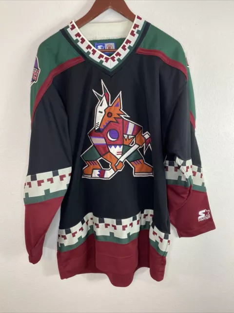 Vintage 90's Phoenix Coyotes NHL Hockey Starter Jersey Size S