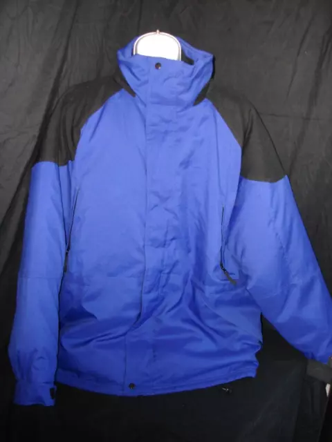 MAXAM MOUNTAIN WINTER Coat 2XL Blue Mens Goose Down Heavy Zipper Jacket 49.99 PicClick