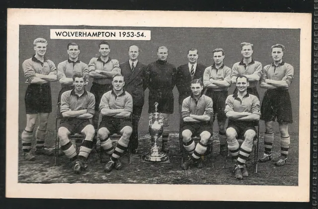 THOMSON, berühmte Teams in der Fußballgeschichte, WOLVERHAMPTON STANGE, 1953-54, SEHR GUTER ZUSTAND, 1962