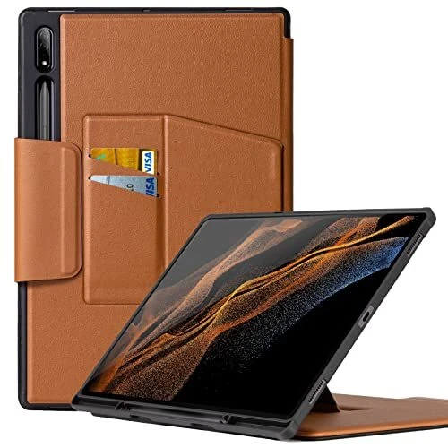 CoBak Case for Samsung Galaxy Tab S8 Ultra Case 2022 with S Pen Holder Multi-...