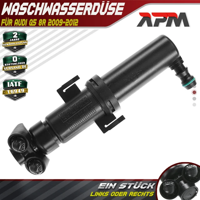 Dioche Capuchon De Lave-phares Paire Couvre-Buses De Gicleur De Lave