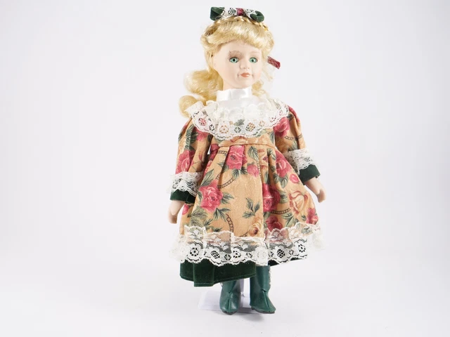 POUPÉE DE PORCELAINE Grand Siècle avec toute sa tenue, super état EUR 45,00 - IT
