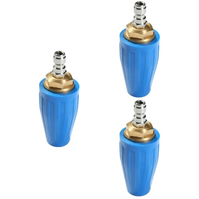 Bulle de londe de pression 3 pcs Pulporteur de buse rotatif Bulle à haute