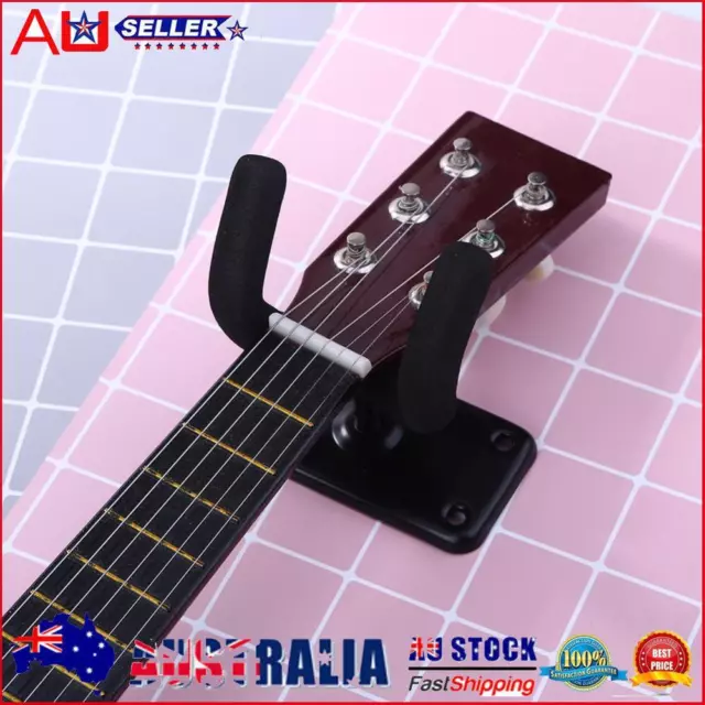 METAL GUITAR HANGER Black Hook Holder Wall Mount Stand Guitar Accessories  AU $8.89 - PicClick AU