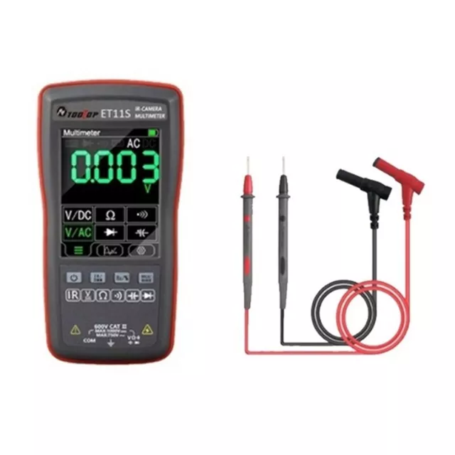 Touch Thermal Imager Multimeter IR Camera Voltage Ohm On/Off Diode7029