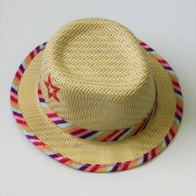 American Girl 2018 Exclusive Fashion Accessories Straw Fedora Hat for Dolls