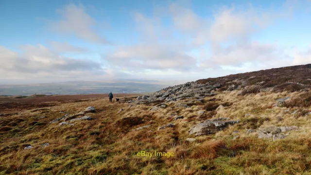 Photo 12x8 Greenfell End Rookby Between Greenfell Moss and the confusing d c2022