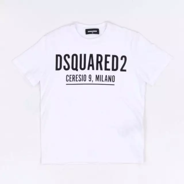 T-shirt enfant DSQUARED2 Blanc Coton Imprimé