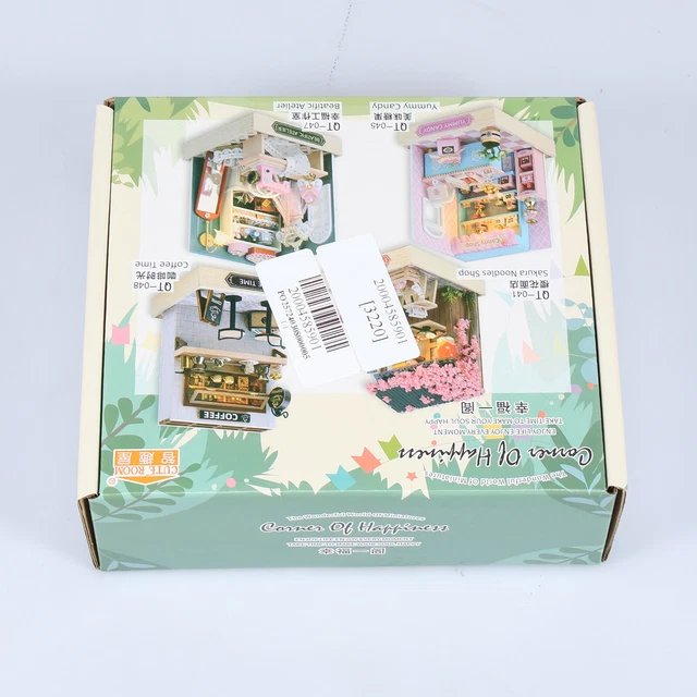 Kit Casa Delle Bambole 3D Fai Da Te In Legno – Teatro In Miniatura Tema Rurale Con Luci LED, Da Assemblare