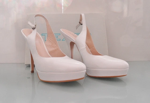 Escarpins Femme En Cuir Matias Mercapide - Taille 38 - Beige/marron Tressé - Talon Haut Cône - Style Louboutin So Kate