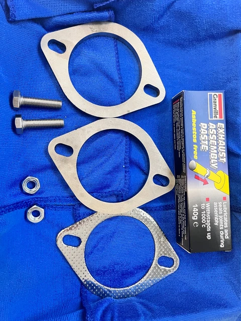 Acciaio Inox 3 " Scarico Flangia e Guarnizione Kit Con Scarico Sigillante Pasta