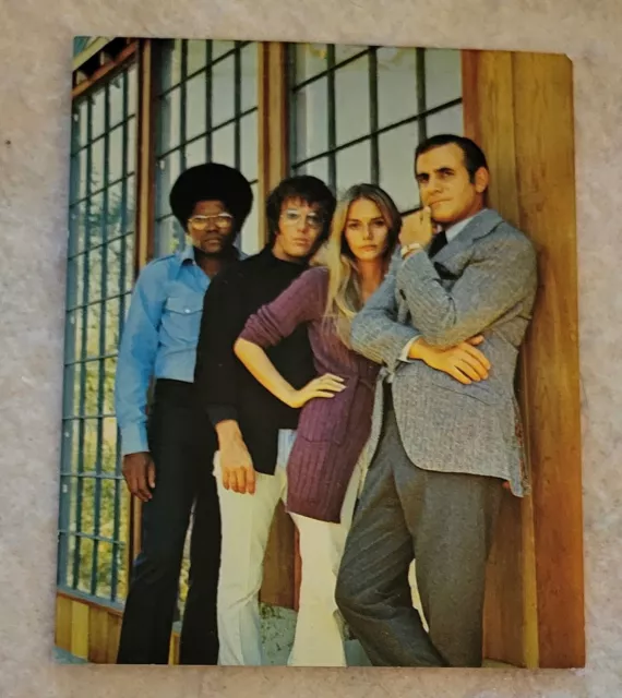 Mod Squad 1970's Cast Signed Photo Peggy Lipton Michael Cole Clarence Williams I