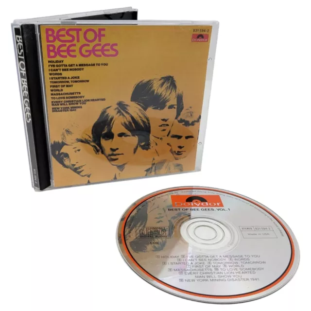 Best of by Bee Gees (CD, 1969) Rare Red Ring on Polydor Label