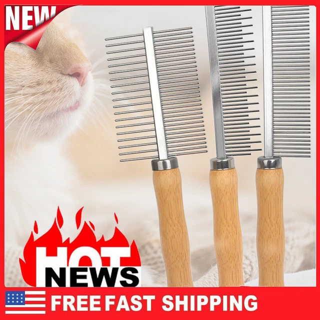 Dog Pet Flea Grooming Comb Cat Brush Undercoat Trimmer Deshedding Hair Dematting