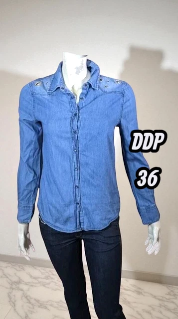 Jean Homme DDP Jillian - Taille 32, Couleur Kaki, 97% Coton, Coupe Droite, Neuf Avec étiquettes