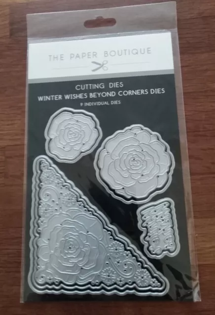 The Paper Boutique Winterwünsche jenseits der Ecken Stanzset (9 Würfel)