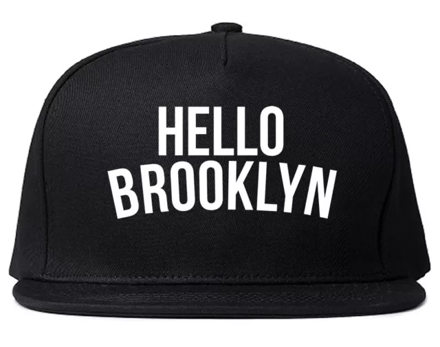 Kings Of NY Hello Brooklyn Printed Snapback Hat New York NYC