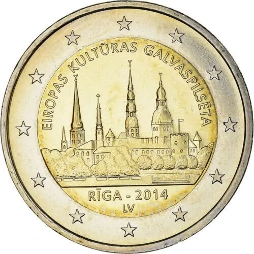 Lettonia   2 Euro  2014  Riga