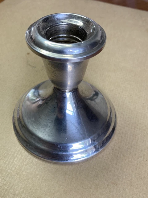 Silver Candle Holder. Gross weight 253 grams