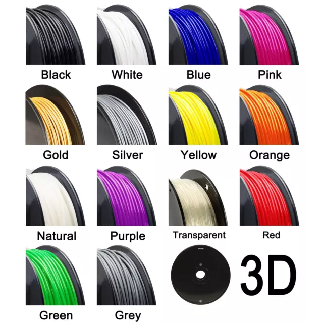 3D Printer Filament - ABS - 1.75mm - 1KG - Various Colours Available