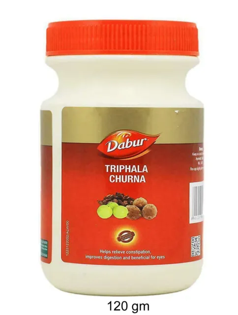 Dabur Triphala Churna Churan 120 gm Jar For Digestive Health Free Shipping