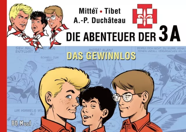 DIE ABENTEUER DER 3 A - DAS GEWINNLOS Mini-Album TIBET/DUCHATEAU Rick Master 200