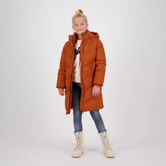 Vingino Girls Wintermantel Winterjacke Tarene Autumn brown NEU Gr. 140 / 10 Y