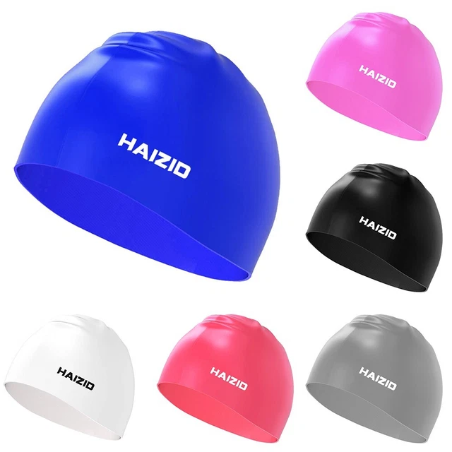 Premium Quality Silicone Swimming Cap Long Hair Friendly for Adult Men Women
