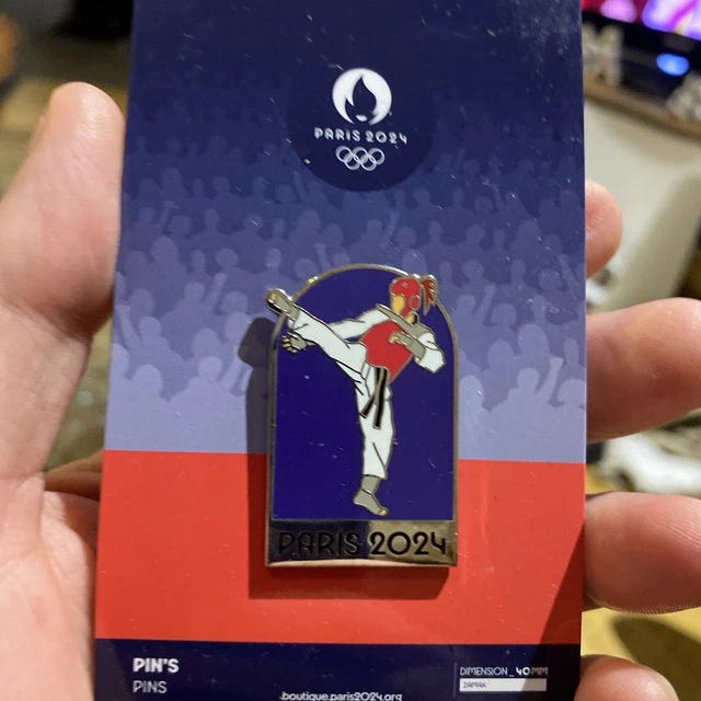OLYMPICS FRANCE OFFICIAL Paris 2024 Taekwondo Pin 22.90 PicClick