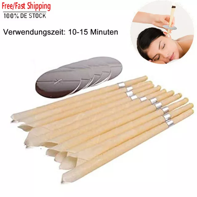 25er Ohrkerzen aus Bienenwachs mit Filter Ohrenkerzen Reinigung Ear Candle Duft