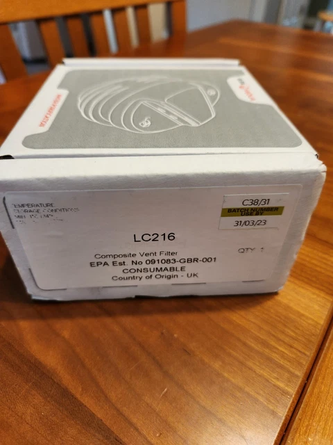 ELGA LC216 Composite Air Vent Filter Purelab Flex 3 4 Storage Tanks