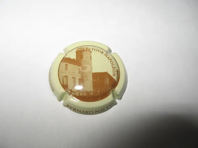 1 capsule de champagne Naudé Bernard Tour Napoléon N°2 crème et marron