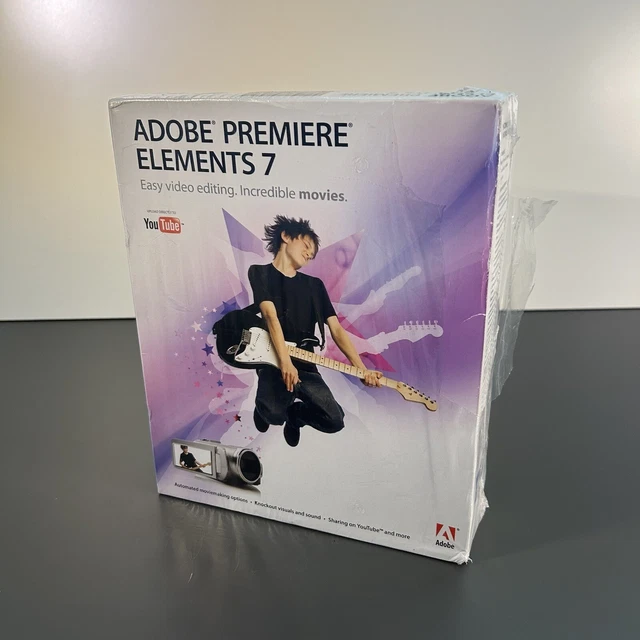 Adobe Premiere Elements 7 Windows XP/Windows Vista/Windows 7 | Brand New Sealed