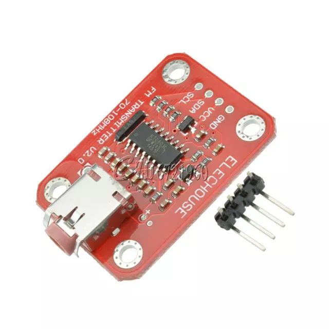 NEW FM Radio Transmitter Module V2.0 For Build Your Own Radio Station