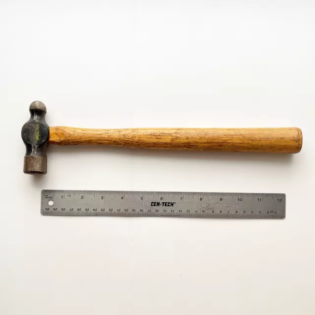 Good Used Vintage 24 Oz Stanley USA 12" Ball Pein Peen Hammer