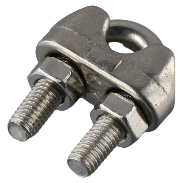 10 pz M5 clip morsetto corda filo fissaggio morsetti cavo clip cavo corda