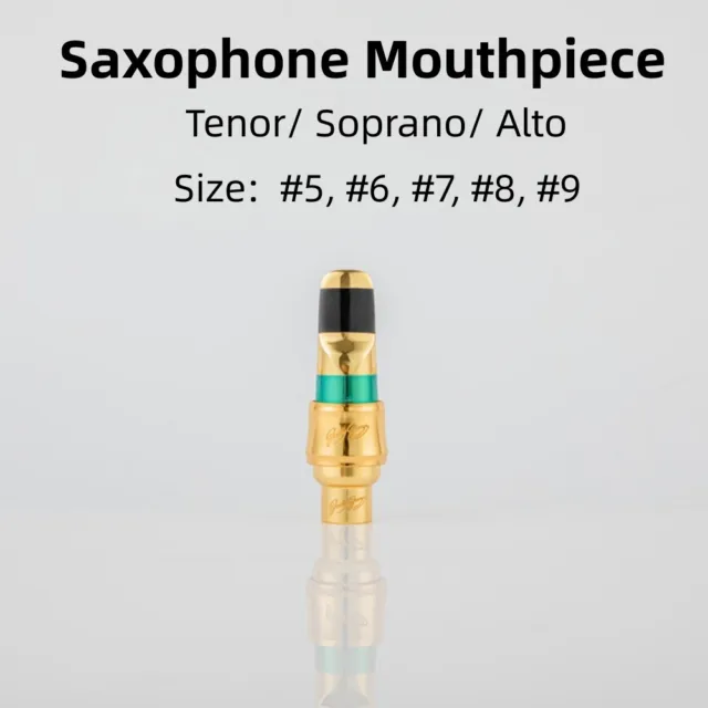 Saxophone Métal Bec Avec Roseau Pince / for Tenor Soprano Alto Sax / Taille